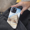 05 - The Pyramids of Giza Watercolor Art Phone Case - Pocket.jpg