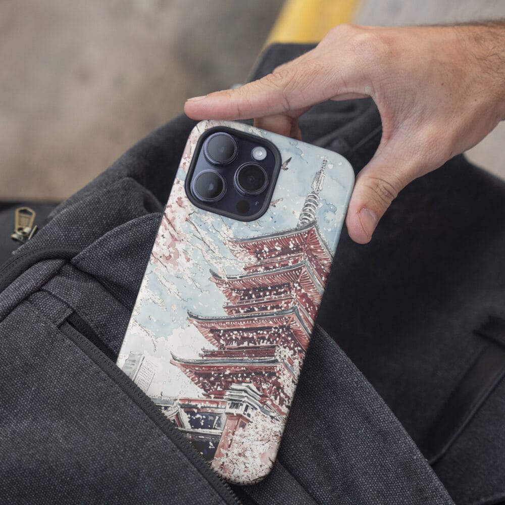 05 - Tokyo Sakura - Watercolor Art Phone Case - Pocket.jpg 05 - Tokyo Sakura - Watercolor Art Phone Case - Pocket.jpg