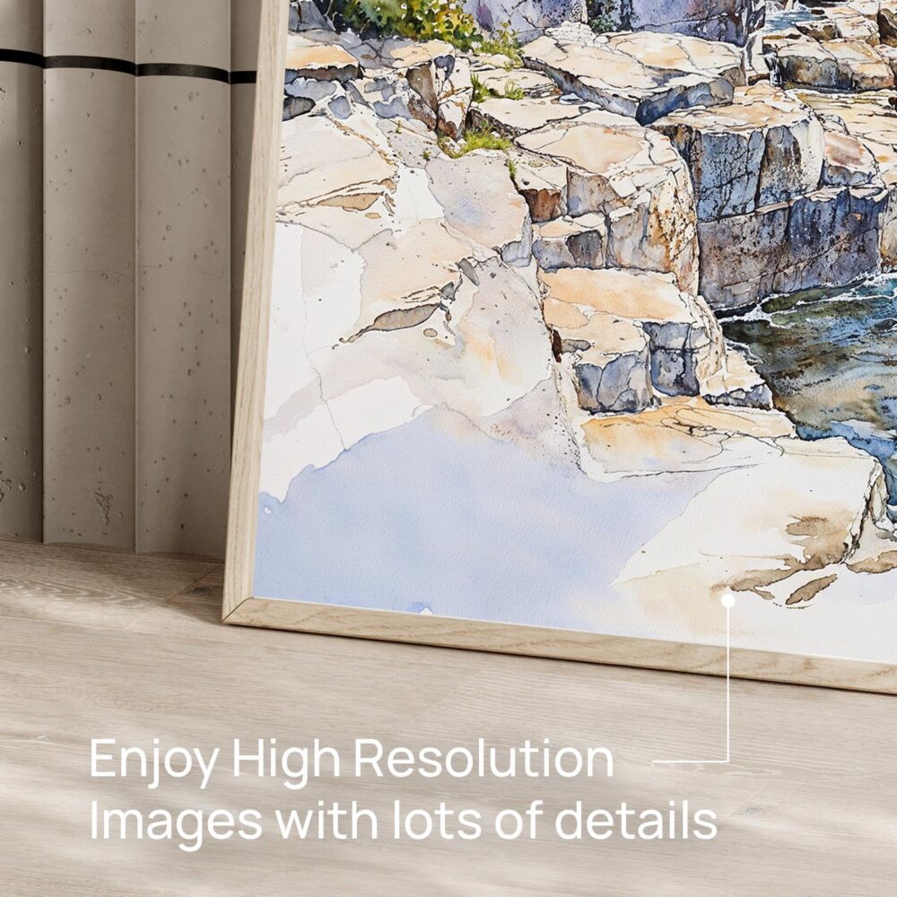 06 - Acadia National Park Watercolor - Horizontal Art - Digital Download - Detail Zoom.jpg 06 - Acadia National Park Watercolor - Horizontal Art - Digital Download - Detail Zoom.jpg