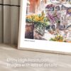 06 - Amalfi Coast Watercolor Art - Horizontal Art - Digital Download - Detail Zoom .jpg