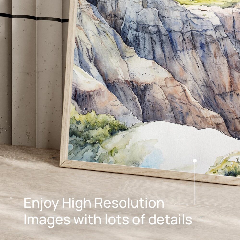 06 - Badlands National Park Watercolor - Horizontal Art - Digital Download - Detail Zoom.jpg 06 - Badlands National Park Watercolor - Horizontal Art - Digital Download - Detail Zoom.jpg