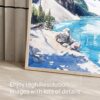 06 - Banff National Park Watercolor - Horizontal Art - Digital Download - Detail Zoom.jpg