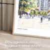 06 - Chicago Cloud Gate Watercolor Art - Horizontal Art - Digital Download - Detail Zoom .jpg