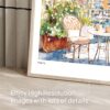 06 - Coffee in Porto Portugal Watercolor Art - Horizontal Art - Digital Download - Detail Zoom .jpg