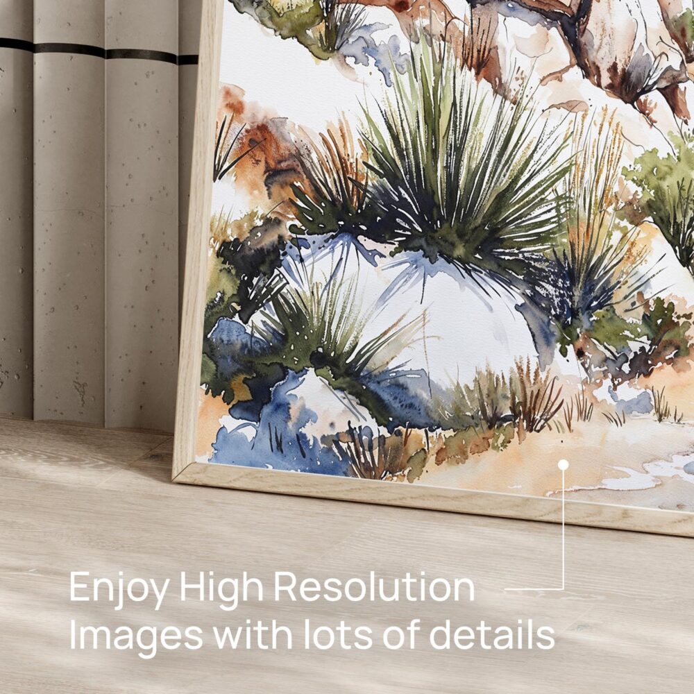 06 - Joshua Tree National Park Watercolor - Horizontal Art - Digital Download - Detail Zoom.jpg 06 - Joshua Tree National Park Watercolor - Horizontal Art - Digital Download - Detail Zoom.jpg