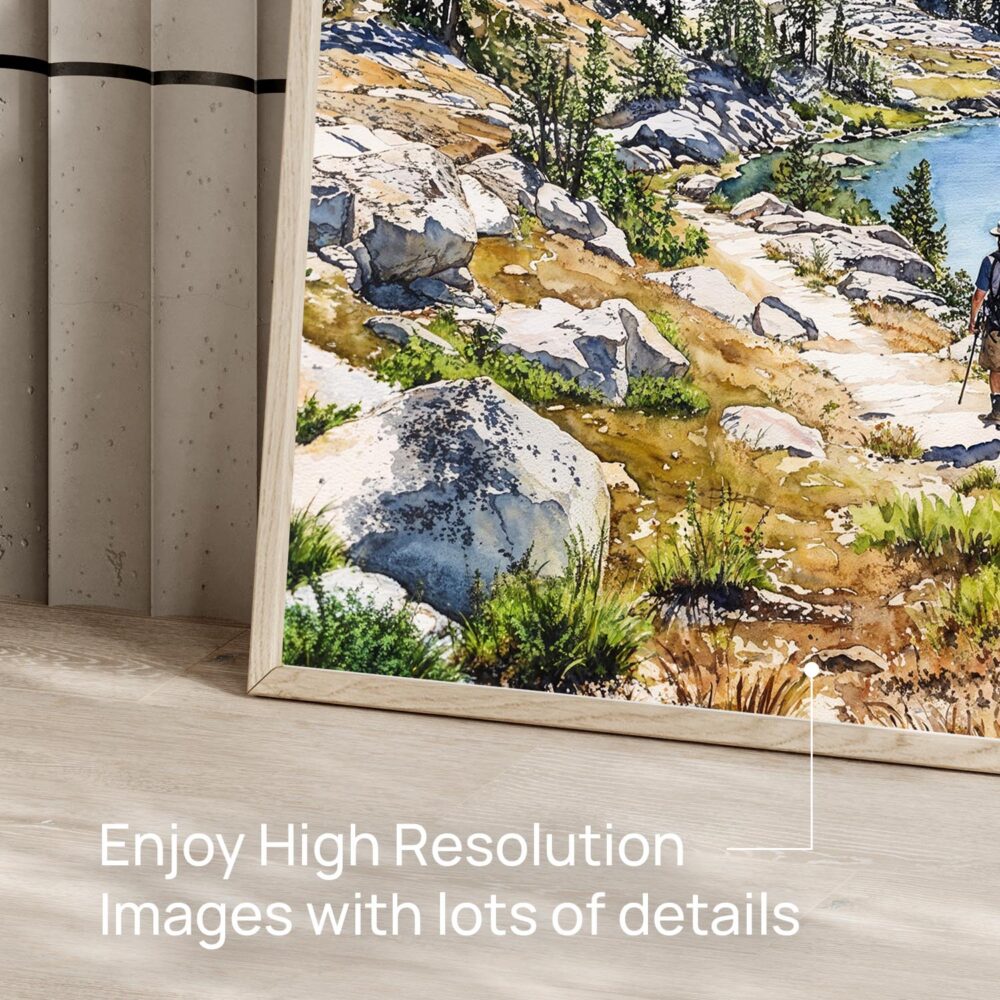 06 - Kings Canyon National Park Watercolor - Horizontal Art - Digital Download - Detail Zoom.jpg 06 - Kings Canyon National Park Watercolor - Horizontal Art - Digital Download - Detail Zoom.jpg