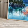 06 - Lake Clark National Park Watercolor - Horizontal Art - Digital Download - Detail Zoom.jpg