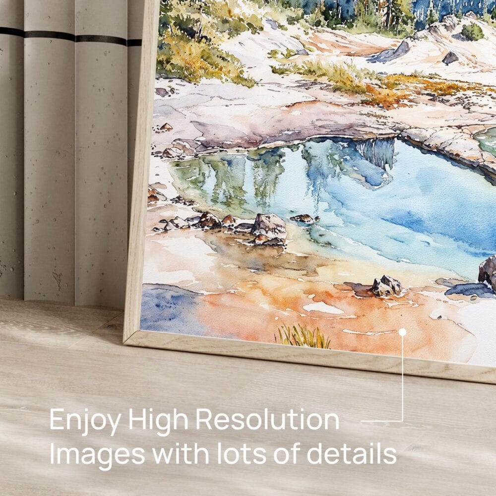 06 - Lassen Volcanic National Park Watercolor - Horizontal Art - Digital Download - Detail Zoom.jpg 06 - Lassen Volcanic National Park Watercolor - Horizontal Art - Digital Download - Detail Zoom.jpg