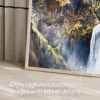 06 - Multnomah Falls Watercolor - Horizontal Art - Digital Download - Detail Zoom.jpg