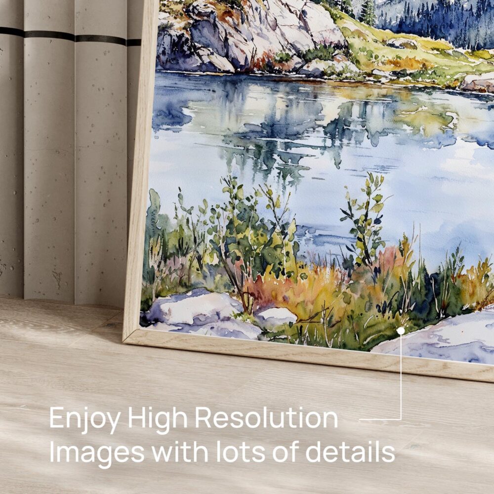 06 - North Cascades National Park Watercolor - Horizontal Art - Digital Download - Detail Zoom.jpg 06 - North Cascades National Park Watercolor - Horizontal Art - Digital Download - Detail Zoom.jpg