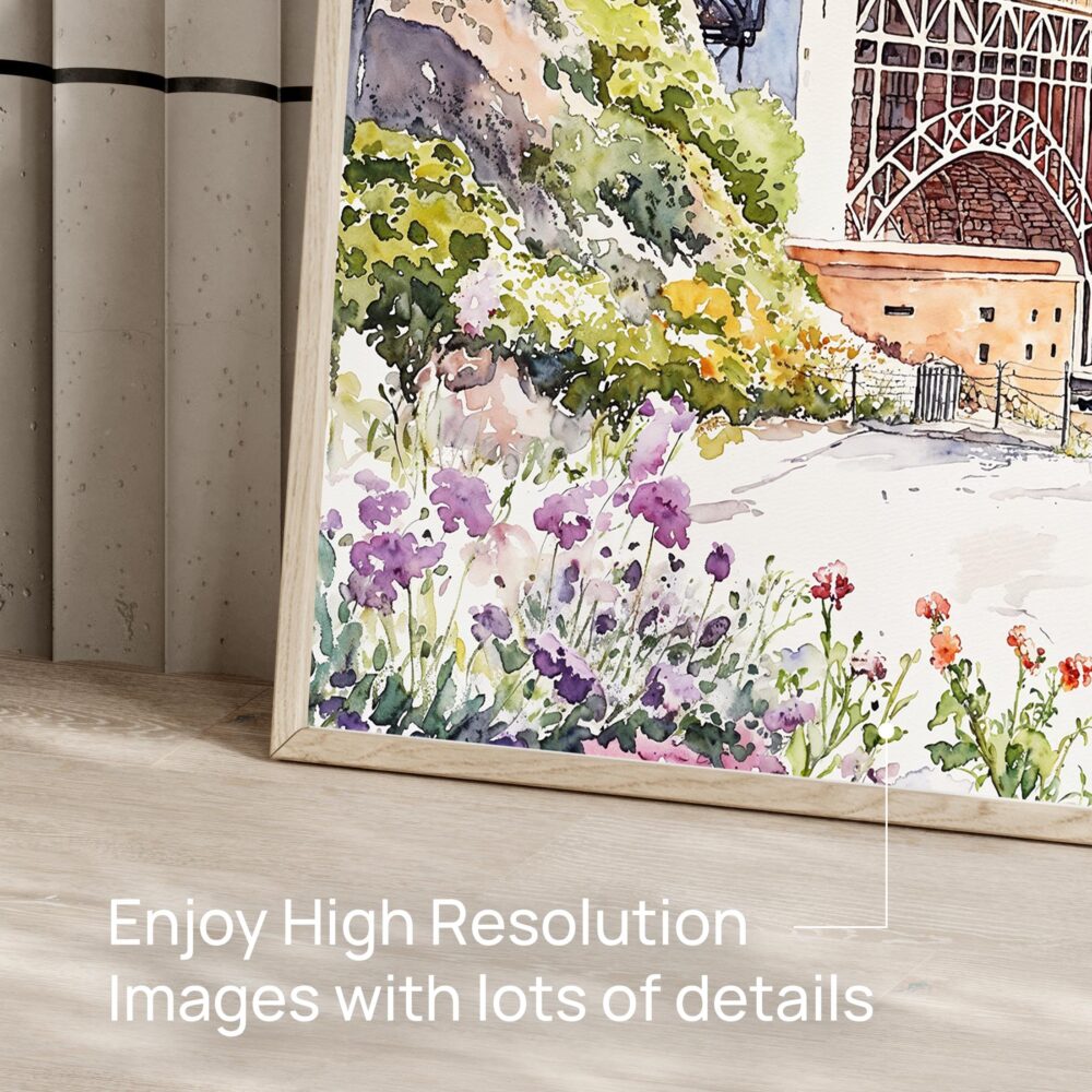 06 - San Francisco Golden Gate Bridge Watercolor Art - Horizontal Art - Digital Download - Detail Zoom .jpg 06 - San Francisco Golden Gate Bridge Watercolor Art - Horizontal Art - Digital Download - Detail Zoom .jpg