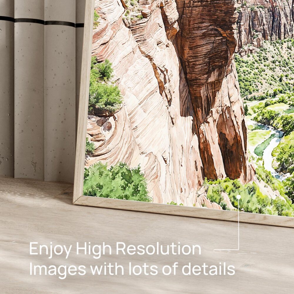 06 - Zion National Park Watercolor - Horizontal Art - Digital Download - Detail Zoom.jpg 06 - Zion National Park Watercolor - Horizontal Art - Digital Download - Detail Zoom.jpg