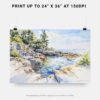07 - Acadia National Park Watercolor - Horizontal Art - Digital Download - Print Size.jpg