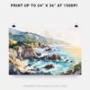 07 - Big Sur Watercolor - Horizontal Art - Digital Download - Print Size.jpg