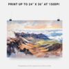 07 - Haleakala National Park Watercolor - Horizontal Art - Digital Download - Print Size.jpg