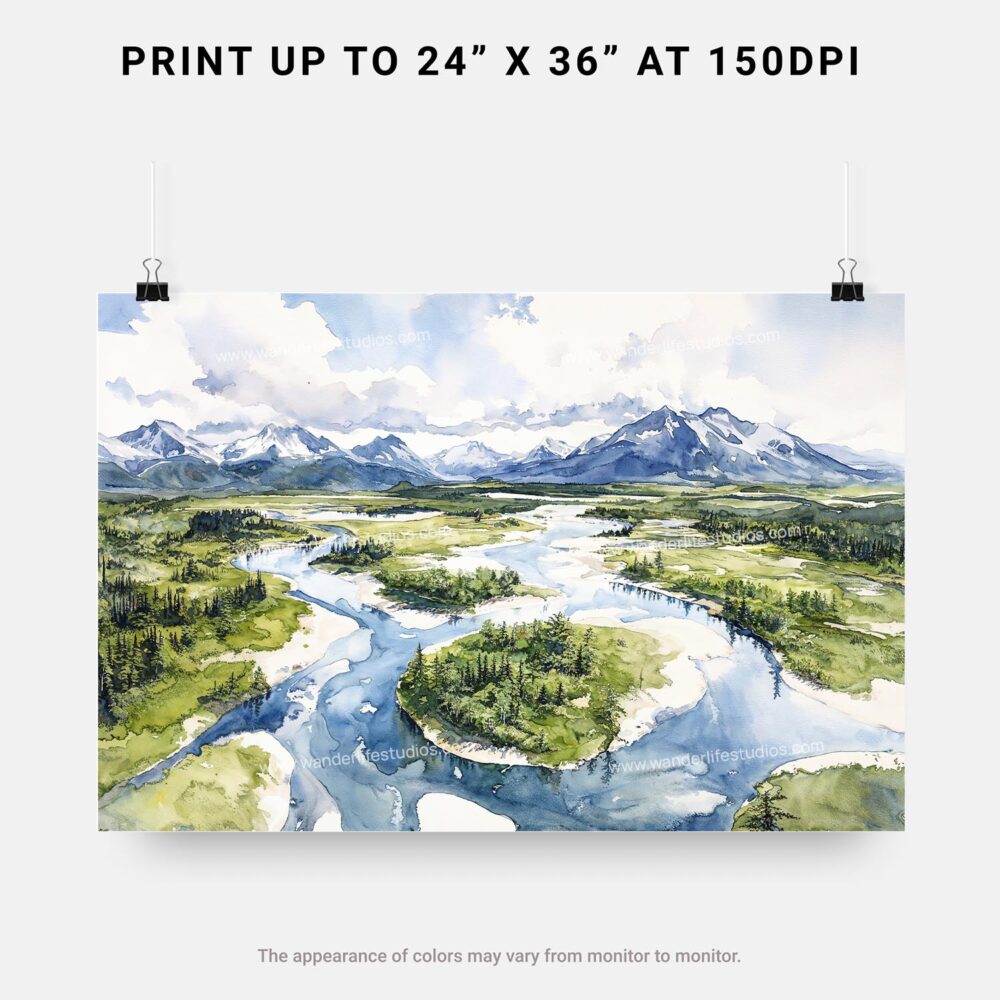 07 - Kobuk Valley National Park Watercolor - Horizontal Art - Digital Download - Print Size.jpg 07 - Kobuk Valley National Park Watercolor - Horizontal Art - Digital Download - Print Size.jpg