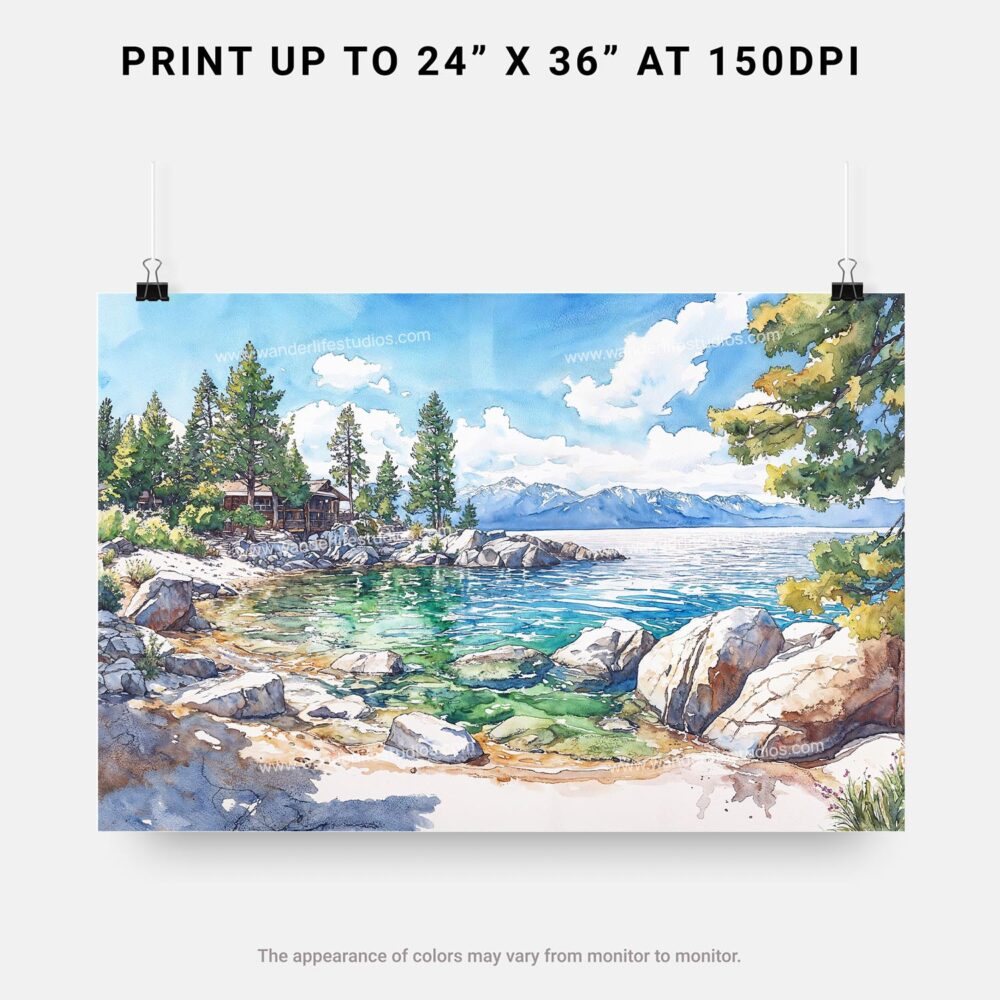 07 - Lake Tahoe Watercolor - Horizontal Art - Digital Download - Print Size.jpg 07 - Lake Tahoe Watercolor - Horizontal Art - Digital Download - Print Size.jpg