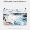 07 - Niagara Falls Watercolor - Horizontal Art - Digital Download - Print Size.jpg