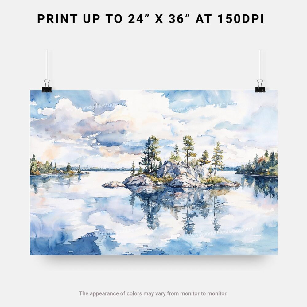 07 - Voyageurs National Park Watercolor - Horizontal Art - Digital Download - Print Size.jpg 07 - Voyageurs National Park Watercolor - Horizontal Art - Digital Download - Print Size.jpg