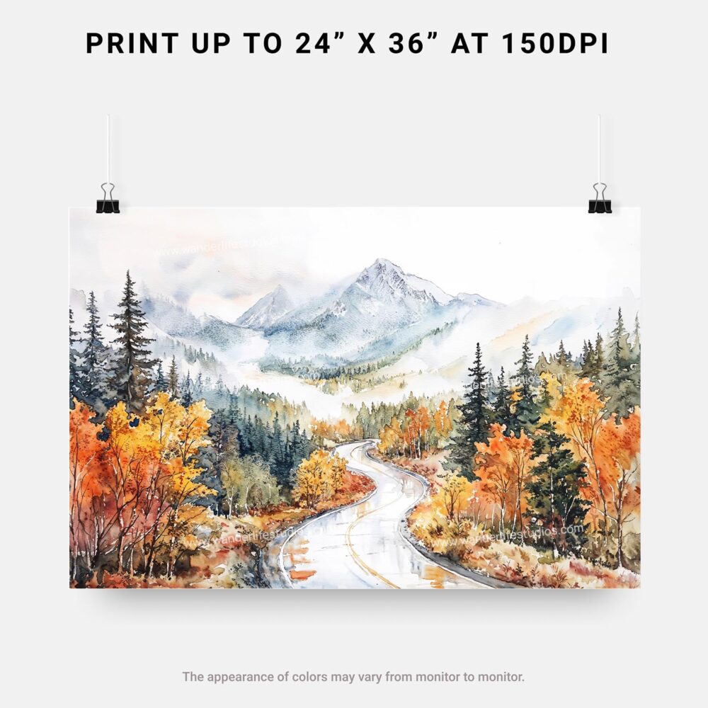 07 - White Mountains National Park Watercolor - Horizontal Art - Digital Download - Print Size.jpg 07 - White Mountains National Park Watercolor - Horizontal Art - Digital Download - Print Size.jpg