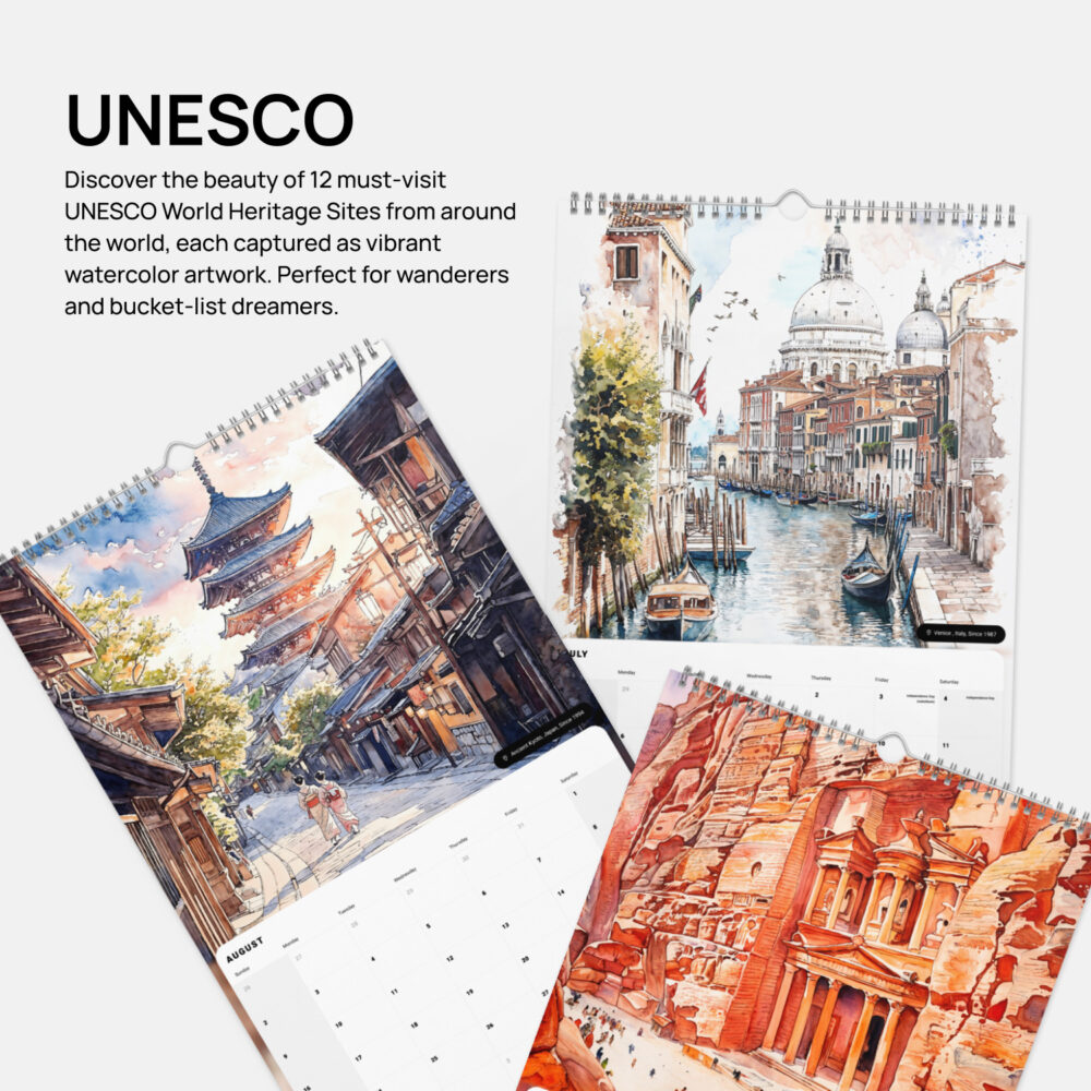 2026 UNESCO World Heritage Sites Wall Calendar - intro 2026 UNESCO World Heritage Sites Wall Calendar - intro