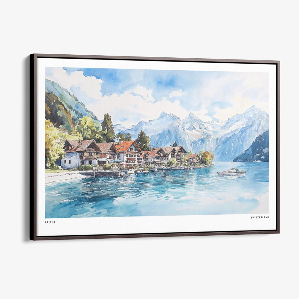 01 - 00 - Framed Brienz Watercolor - Horizontal Canvas Print - Main.jpg 01 - 00 - Framed Brienz Watercolor - Horizontal Canvas Print - Main.jpg