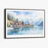 01 - 00 - Framed Brienz Watercolor - Horizontal Canvas Print - Main.jpg
