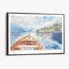 01 - 00 - Framed Lake Como Watercolor - Horizontal Canvas Print - Main.jpg