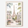 01 - 01 - Paris Eiffel Tower Soft Watercolor Art - Digital Download - Main.jpg