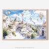 01 - 01 - Turkey Cappadocia Watercolor - Horizontal Art - Digital Download - Main.jpg