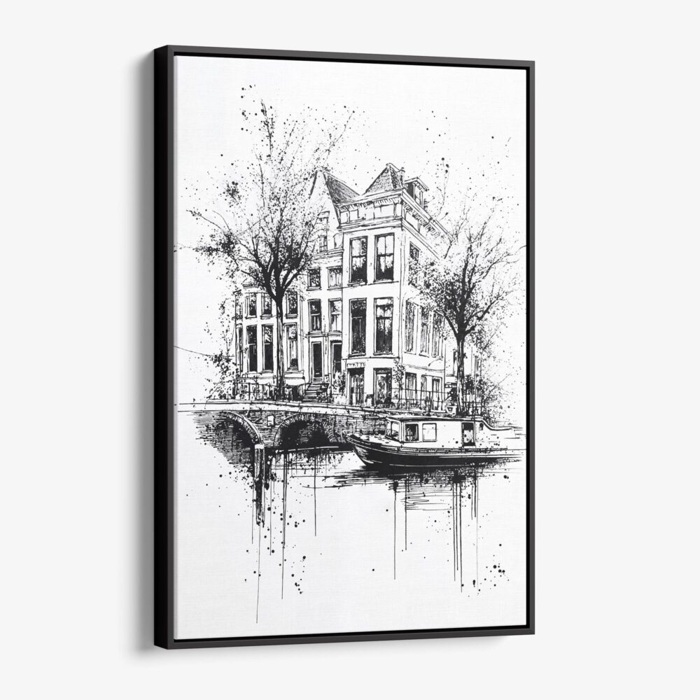 01 - Framed Amsterdam - Pencil Drawing - 1 Canvas Print - Vertical - Main.jpg 01 - Framed Amsterdam - Pencil Drawing - 1 Canvas Print - Vertical - Main.jpg