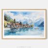 01 - Framed Brienz Watercolor - Horizontal Art Print - Main.jpg