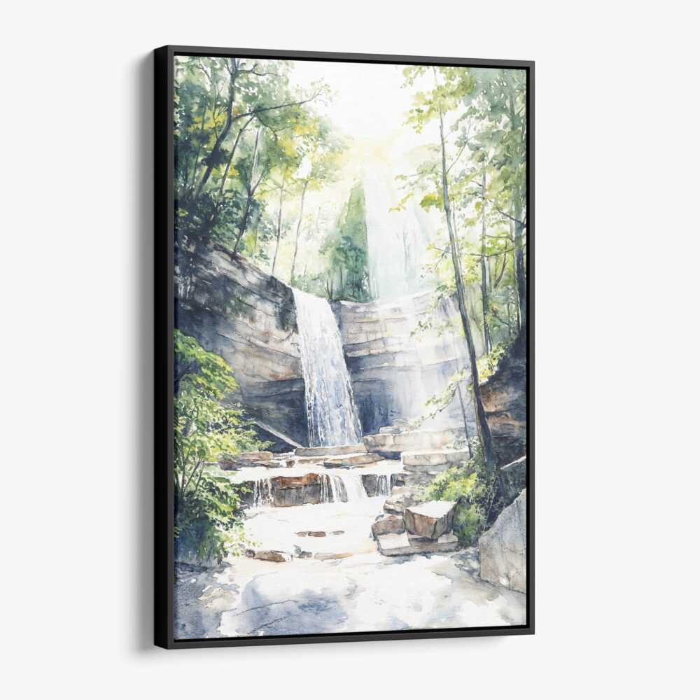 01 - Framed Cuyahoga Valley National Park Watercolor Canvas Print - Vertical - Main.jpg 01 - Framed Cuyahoga Valley National Park Watercolor Canvas Print - Vertical - Main.jpg