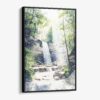 01 - Framed Cuyahoga Valley National Park Watercolor Canvas Print - Vertical - Main.jpg