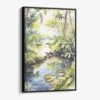 01 - Framed Floride Everglades Watercolor 2 Canvas Print - Vertical - Main.jpg