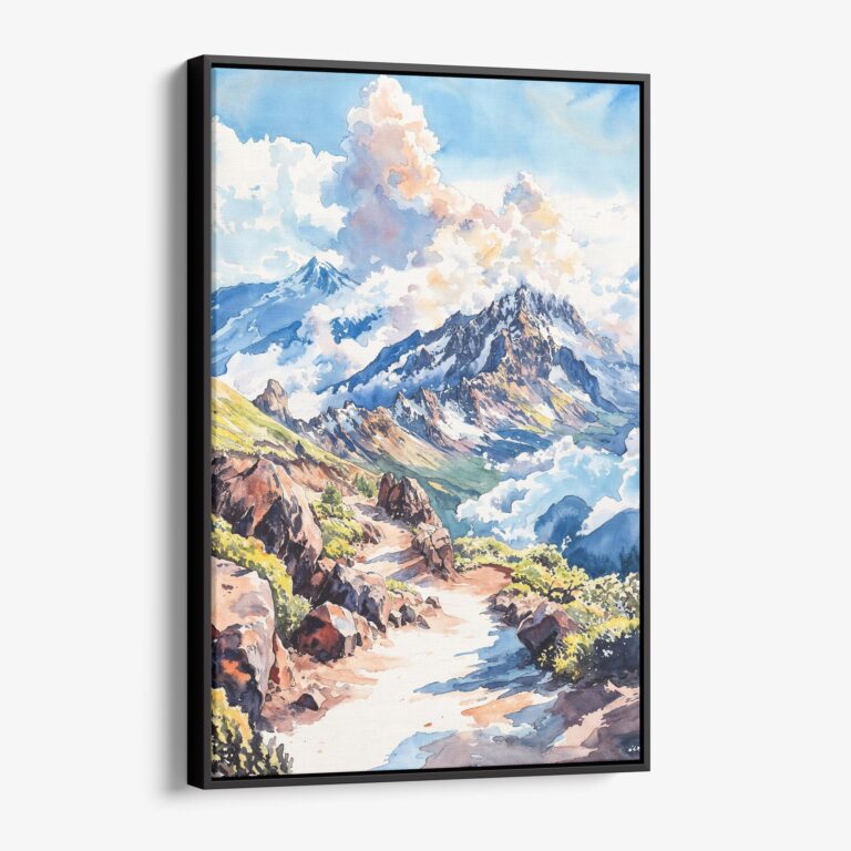 01 - Framed Haleakalā National Park Canvas Print - Vertical - Main.jpg