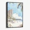 01 - Framed Hawaii - Maui 2 - Watercolor Canvas Print - Vertical - Main.jpg