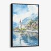 01 - Framed Interlaken Watercolor Canvas Print - Vertical - Main.jpg