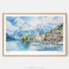 01 - Framed Interlaken Watercolor - Horizontal Art Print - Main.jpg