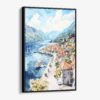01 - Framed Kontor Montenegro Watercolor Canvas Print - Vertical - Main.jpg