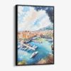 01 - Framed Monaco France Watercolor Canvas Print - Vertical - Main.jpg