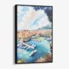 01 - Framed Monaco France Watercolor Canvas Print - Vertical - Main.jpg