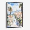 01 - Framed Nice France Watercolor Canvas Print - Vertical - Main.jpg