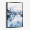 01 - Framed Norway Watercolor Canvas Print - Vertical - Main.jpg