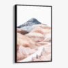 01 - Framed Painted Hills Oregon Watercolor Canvas Print - Vertical - Main.jpg