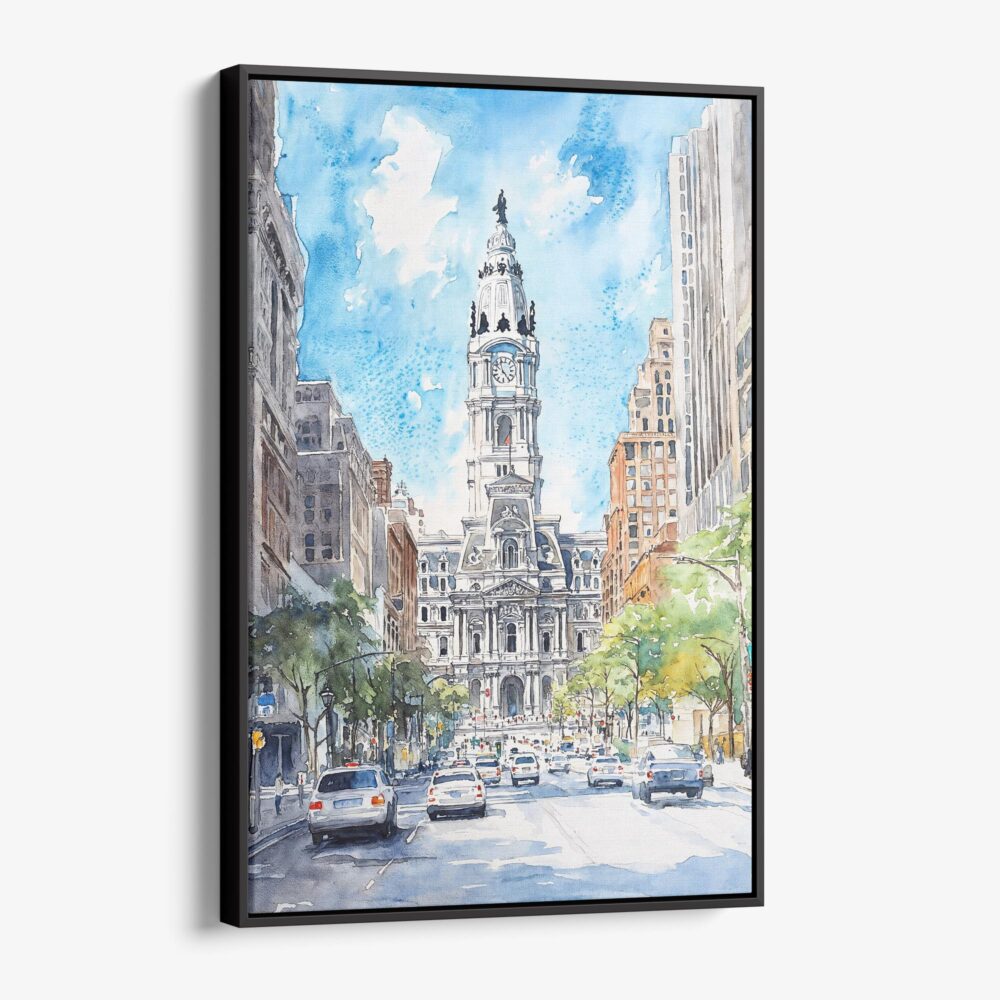 01 - Framed Philadelphia City Hall Canvas Print - Vertical - Main.jpg 01 - Framed Philadelphia City Hall Canvas Print - Vertical - Main.jpg