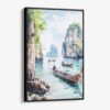 01 - Framed Phuket Watercolor Canvas Print - Vertical - Main.jpg