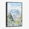 01 - Framed Rio De Janeiro Watercolor Canvas Print - Vertical - Main.jpg