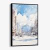 01 - Framed Sapporo Japan Watercolor Canvas Print - Vertical - Main.jpg