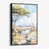 01 - Framed Serengeti Canvas Print - Vertical - Main.jpg